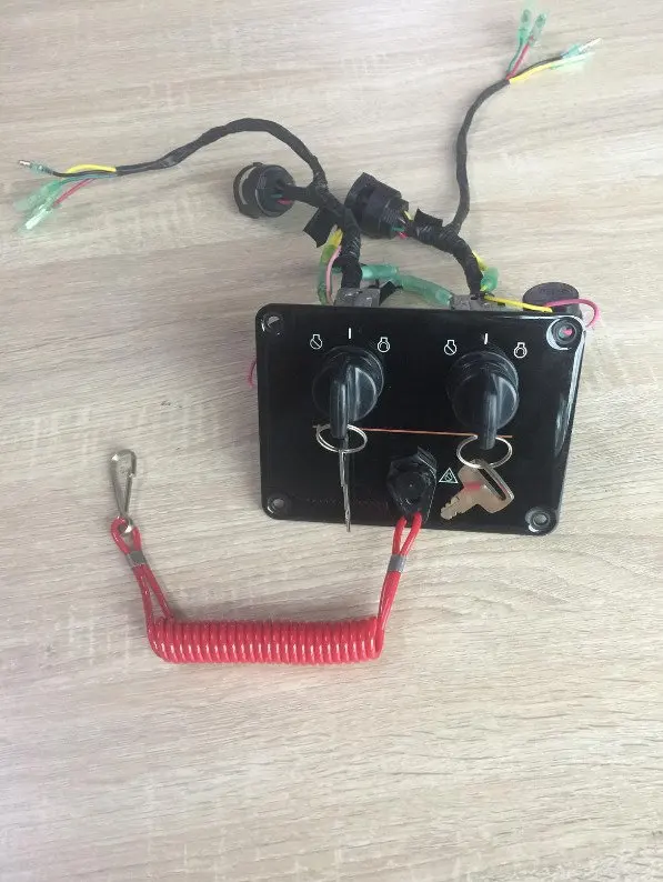 Комплект кнопочных панелей с двумя двигателями для подвесного двигателя Yamaha 6K1