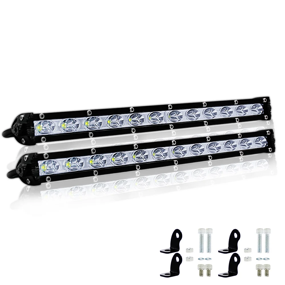 2PCS 36W 18 Вт 36 Вт точечный светодиодный рабочий светильник, поисковый светильник, Точечный светильник для трактора, прицепа, вездехода, автомобиля, рампа мотоцикла, лампа, рабочий светильник, аксессуар - Цвет: 2PCS 36W