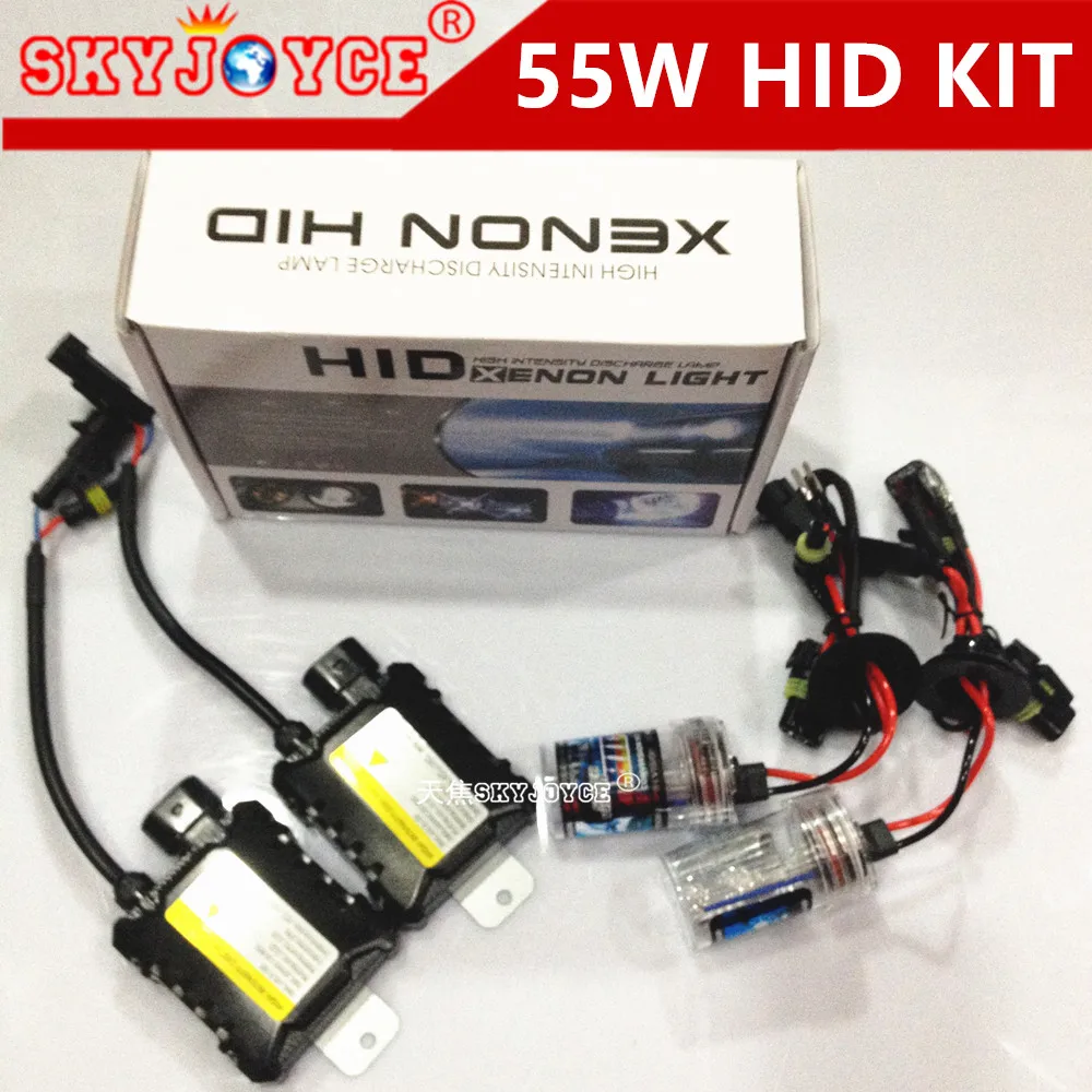 10X DHL Бесплатная доставка ксенона 55Вт hid комплект H7 H11 H1 H3 H10 HB3 Hb4 880 H27 H4 1 адаптер