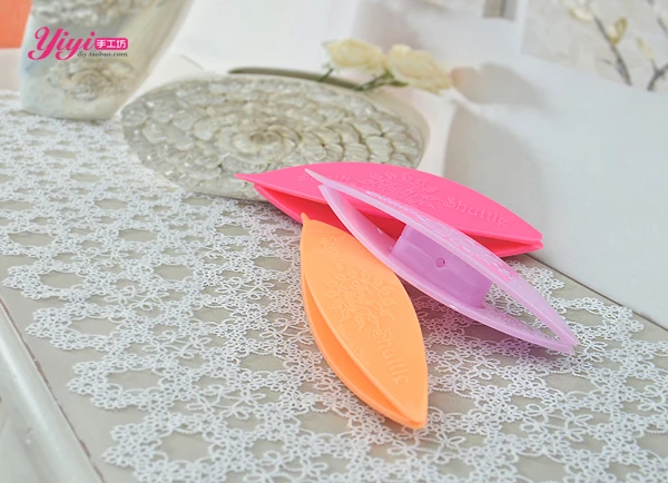 Плетение кружева/кружева вязальная машина плетение челноки для DIY бисером инструменты 1 заказ = 1 шт Длина: 6,5 см ширина: 1,6 см