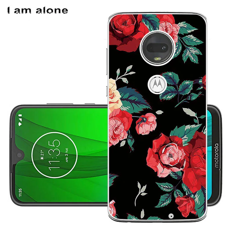Чехлы для телефонов I am alone для Motorola Moto G7 G7 Play G7 power Solf из ТПУ, модные милые Чехлы для Moto G7 - Цвет: Solf TPU HH21