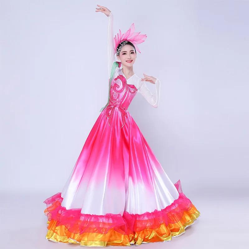Испанское платье flamмаго женская одежда женское для бальных танцев сцены