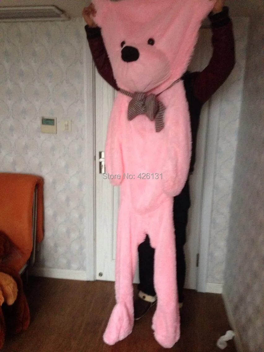Оптовая продажа 200 см огромный медведь корпус медведя из меха Тедди плюшевая