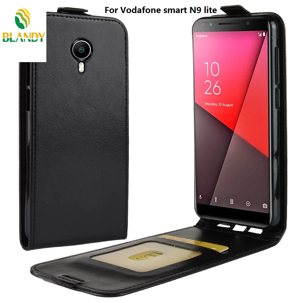 100pcs/lot For Vodafone smart X9 N9 lite flip 64 grain Leather TPU cover case N8 V8 | Мобильные телефоны и аксессуары