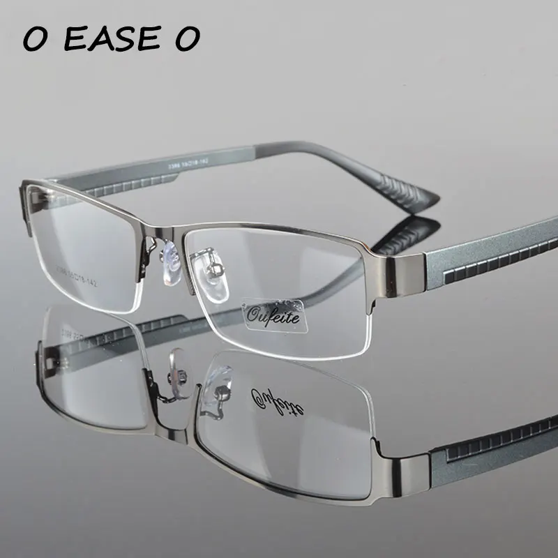 Новинка 2017 года современные очки из нержавеющей стали Для мужчин 2386 оправа для