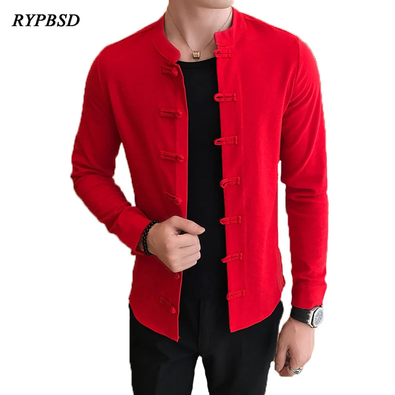 Рубашка с воротником "Мандарин", Camisa Mao Hombre, китайская рубашка с воротником, s, мужские рубашки, обычная посадка, Camisa, традиционная, китайская, Hombre