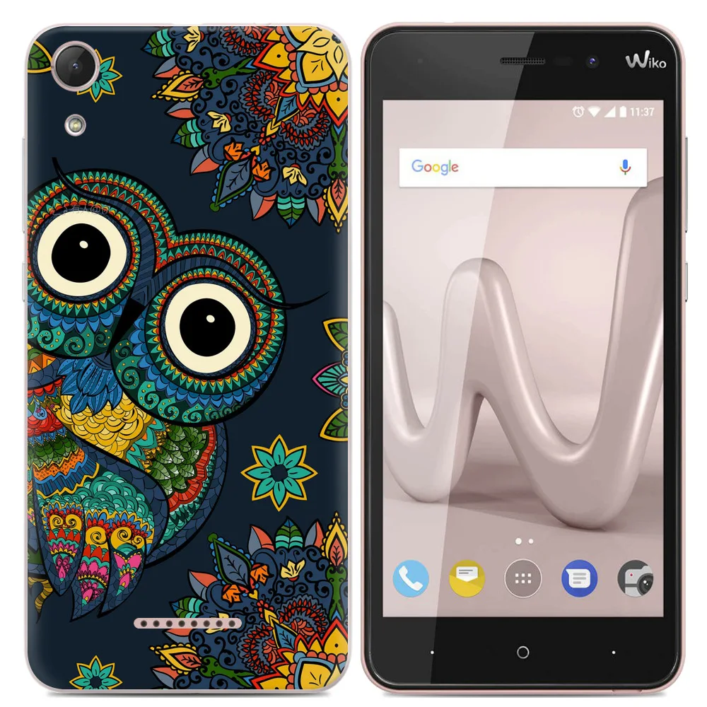 LULUMI Colorful Rhombus Geometry Soft TPU Phone Case For Wiko Lenny 4 Raiwbow Stripe Capas for wiko lenny4 Back Cover fundas |