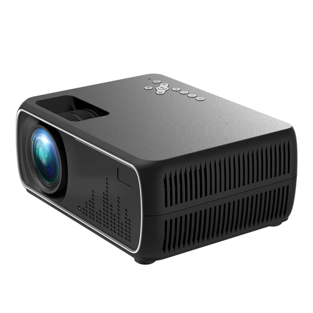 Светодиодный HD проектор со стеклянным объективом 800x480P с беспроводным экраном