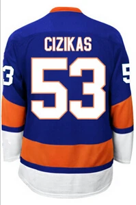 Quality Guaranteed 2014-15 New York Islanders Ice Hockey Jerseys #53 Casey Cizikas Home Blue NY Mens | Спорт и развлечения