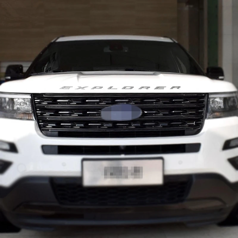 Автомобильный хромированный капот эмблема 3D логотип буквы-Стикеры для FORD EXPLORER 2010- аксессуары для автомобиля Стайлинг автомобильные аксессуары