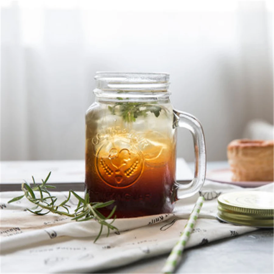 Прозрачные Ретро креативные стеклянные чашки для кофе молочные кружки чашка