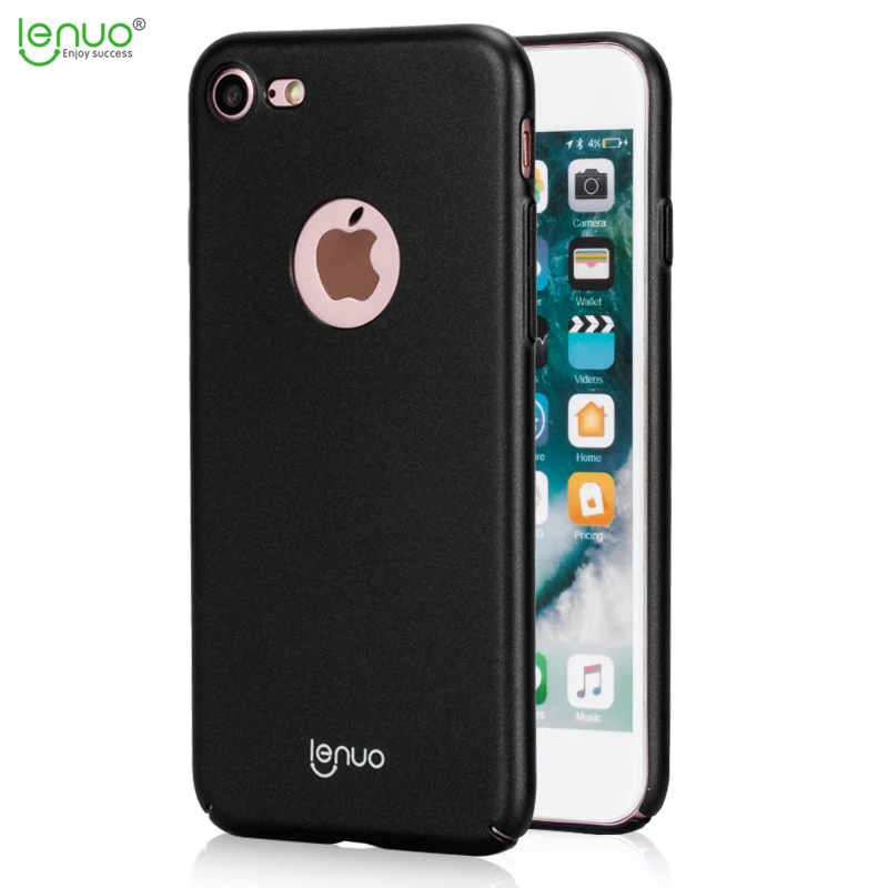 Роскошные lenuo чехол для iphone 8 Le-щит ультра тонкий ПК Жесткий Пластик задняя крышка