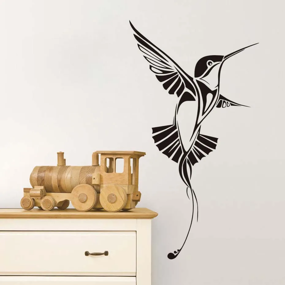 Hummingbird DIY настенные Стикеры для детских комнат Colibri Bird виниловые художественные