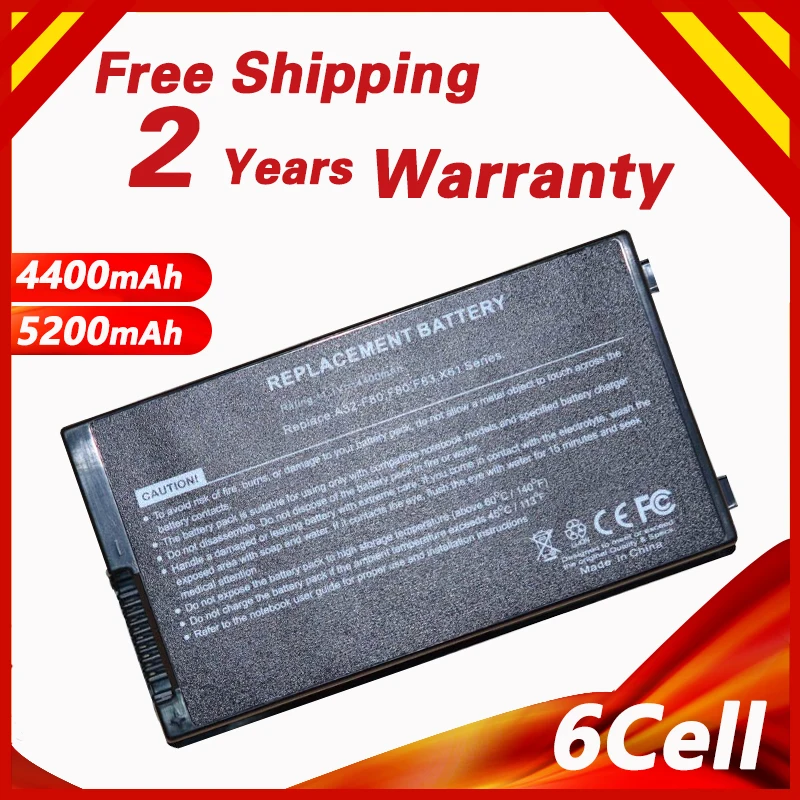 GOLOOLOO 4400mAh аккумулятор для ноутбука Asus Pro86SE X88 X61 X88E F83V X61G X88S F83VD X61GX X61Q X88V K41 X61S X88VD K41E
