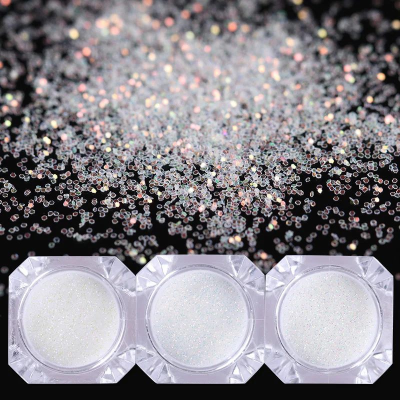 Красочный блеск для ногтей блестки порошок 0 2 мм лак пыль Маникюр сделай сам