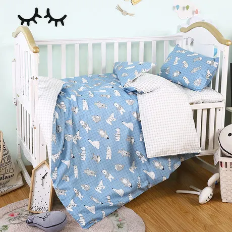 Набор постельного белья для детей Детский Комплект bebe Детская кроватка