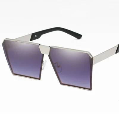 C36 Silver.Grey Emosnia унисекс квадратные 23 Цвета Modis солнцезащитные очки Oculos De Sol ретро роскошные женские брендовые дизайнерские солнцезащитные очки UV400 - Цвет линз: C36 Silver.Grey