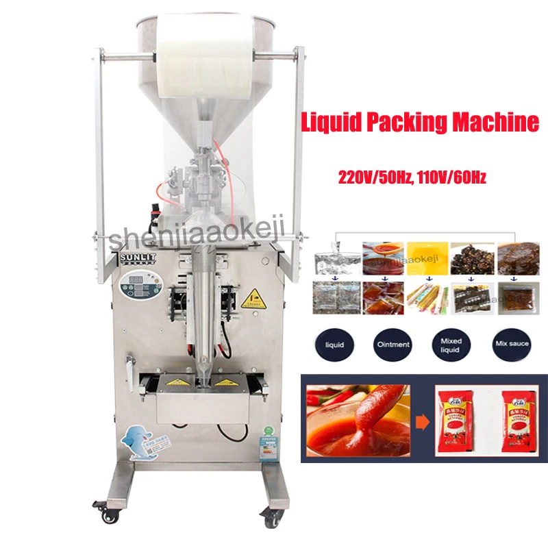 

Automatic Liquid Packing Machine Liquid Packager liquid filling and sealing machine liquid packing machine 110v/220v