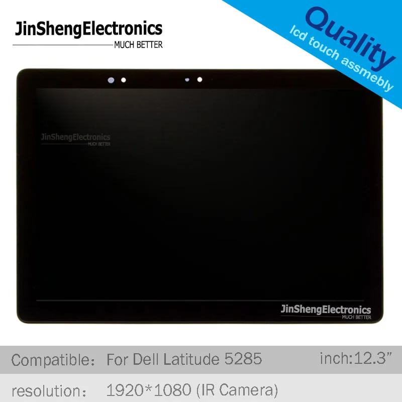 Черный ЖК дисплей класса А для Dell Latitude 5285 12 2 в 1 ИК камера 3 кодирующий