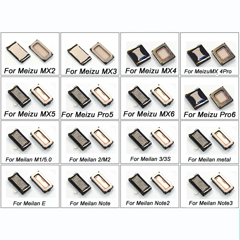 YKaiserin Новый Динамик для Meizu MX2 MX3 MX4Pro MX5 Pro5 Meilan M1/5 0 2/M2 3/3S E ушной динамик наушник