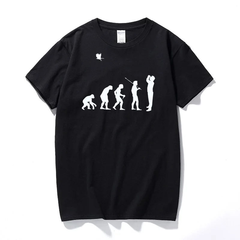 Camisetas Эволюция канареечник футболка наблюдения за птицами Birder Футболка с принтом