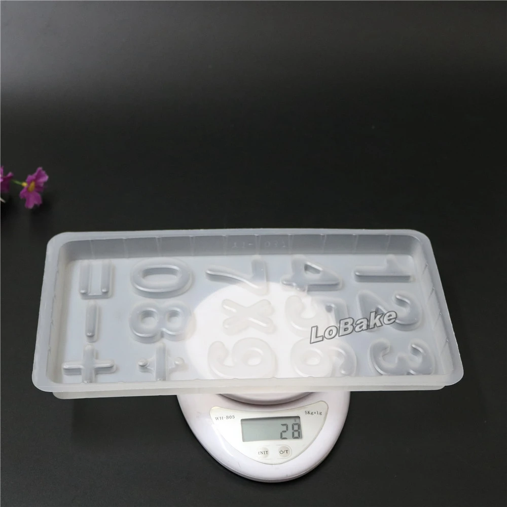 (5pcs/lot) Brand new Figure number and mathematical symbol shape Semi-transparent PP Plastic pudding Chocolate Mold accessories | Дом и сад