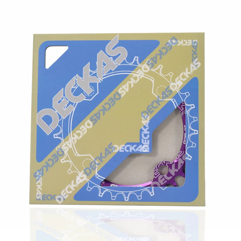 DECKAS круглая форма узкая ширина 32 T/34 T/36 T 104BCD MTB цепь кольцо велосипед колеса круг