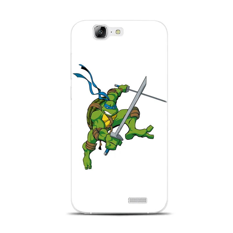 H162 Ninja Turtles Transparent Hard Thin Skin Case Cover For Huawei P8 P9 P10 Lite Plus 2017 Honor 8 9 6X |