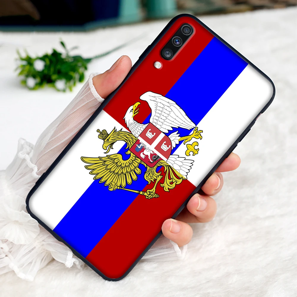 4 Герб России флаг Мягкий чехол для samsung Galaxy A5 A6 A7 A8 A9 плюс A10 A20 A30 A40 A50 A60 A70 M40 крышка - Цвет: 4