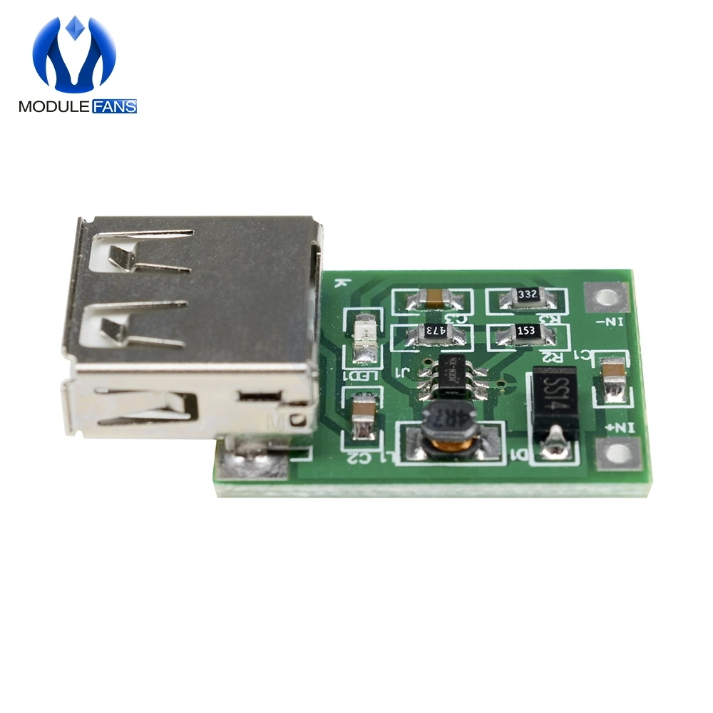 5 шт. DC 0 9 V 5V 600MA повышающий усилитель USB мобильного Питание зарядная Модульная