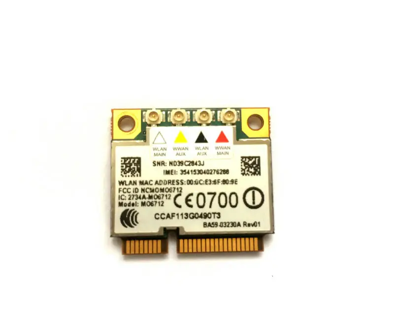Опция GTM671W MO6712 Mini PCI E 3g wifi беспроводной модем карта HSDPA gps 2 в 1 модемы|gps modem|3g wireless