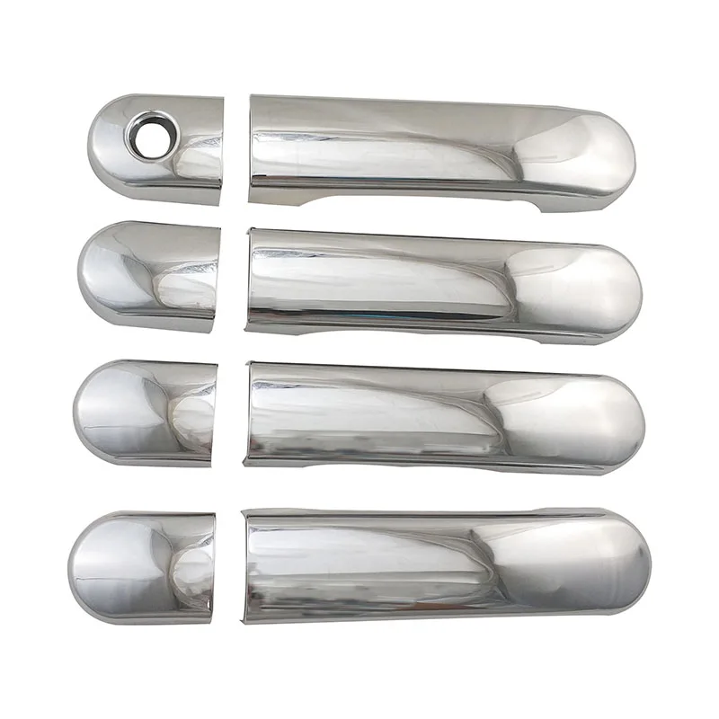 8pcs Door Handle Для Nissan 2006 AD Van Y12 хромированная дверная ручка крышка чаши накладка наклейка аксессуары наклейка s Стайлинг автомобиля - Цвет: 8pcs Door Handle