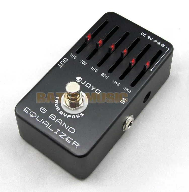

JOYO JF-11/Guitar Effect Pedal Equalizer with 6 Bands EQ, electric bass dynamic compression effects + 1 pc pedal connector