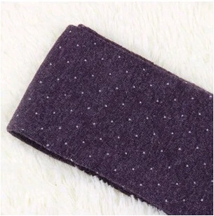 W081Purple NDUCJSI трикотажные эластичные леггинсы для женщин хлопок шерсть сладкие леггинсы толстые эластичные сверкающие в горошек дизайнерские Осенние леггинсы - Цвет: W081Purple