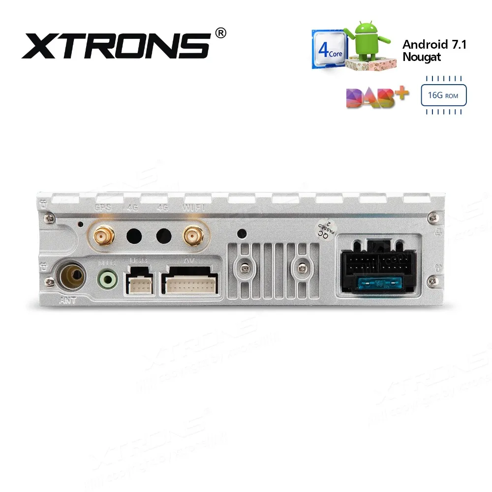 10 1 &quotAndroid 7 мультимедийная система автомобильный стерео радио плеер RCA GPS Wifi без DVD