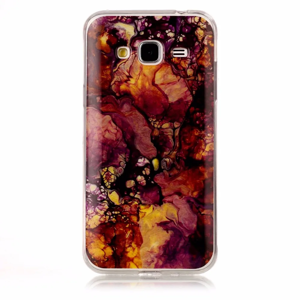 ARYIKUM For Samsung Galaxy J3 2016 Case J310 J320 J320F Clear Soft TPU Silicone Marble Cover Coque |
