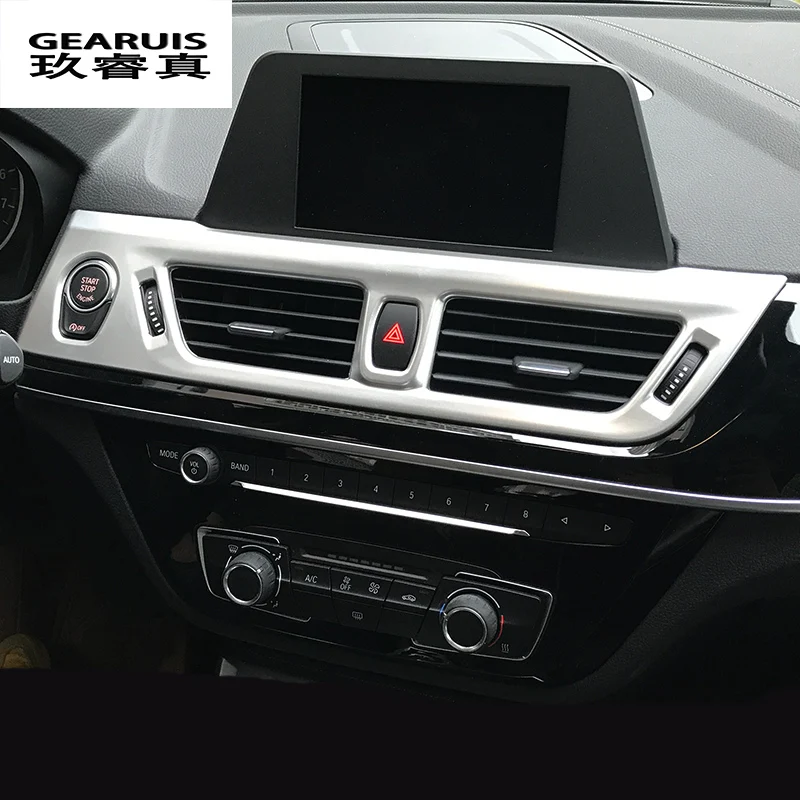 

For BMW 1 series Sedan 118i 120i 2017 Car Interior Navigation Frame Panel Control Air Conditioner Outlet Cover Trim Decoration