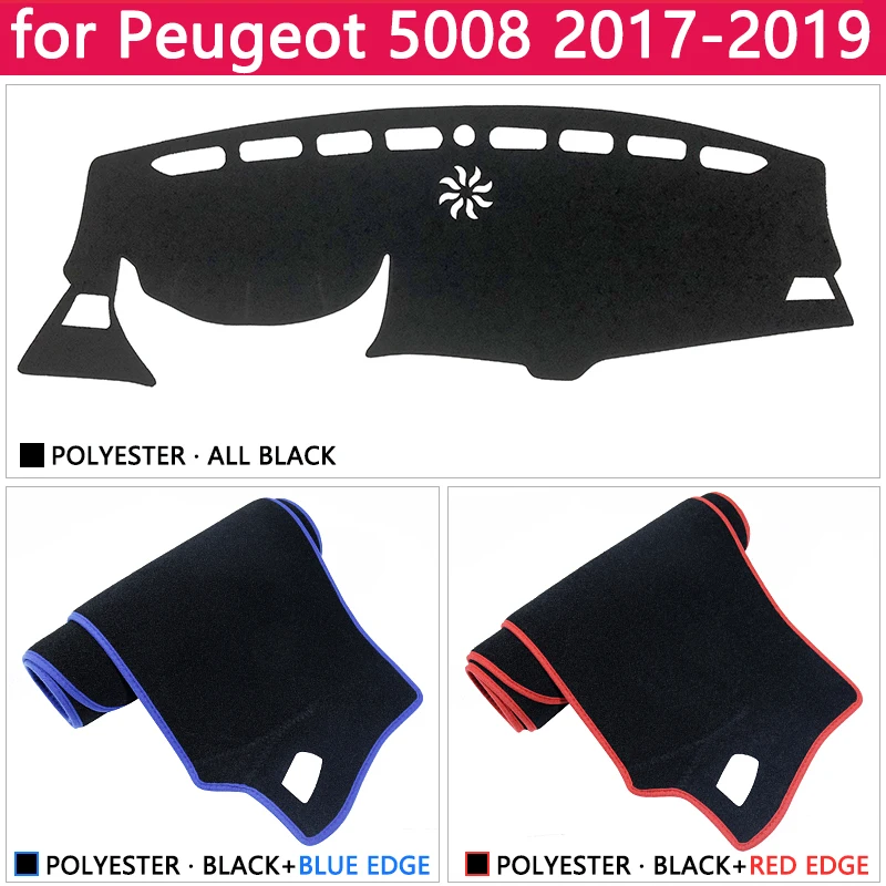 Для peugeot 5008 2017 2018 2019 2020 MK2 Противоскользящий коврик на приборную панель
