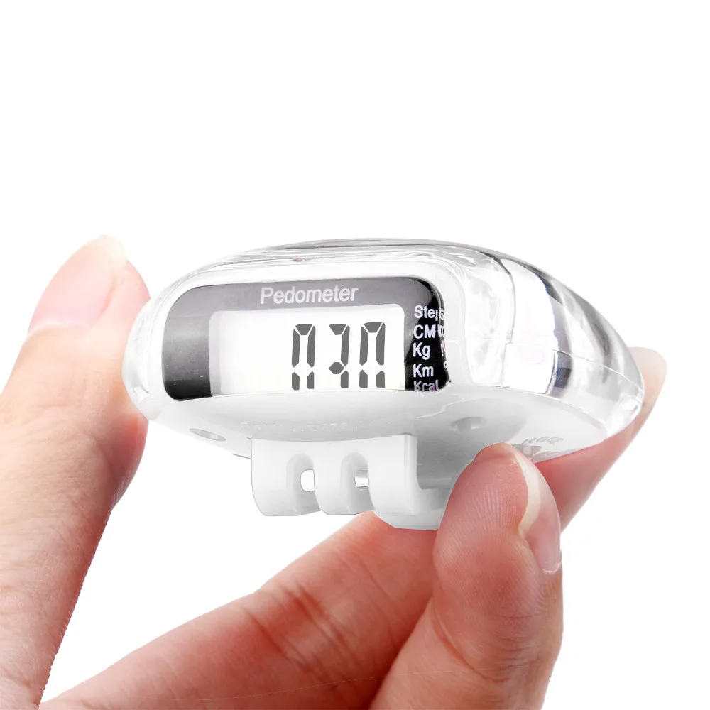 Мини ЖК шагомер для ходьбы шаг калория расстояние счетчика|counter calories|counter steps |