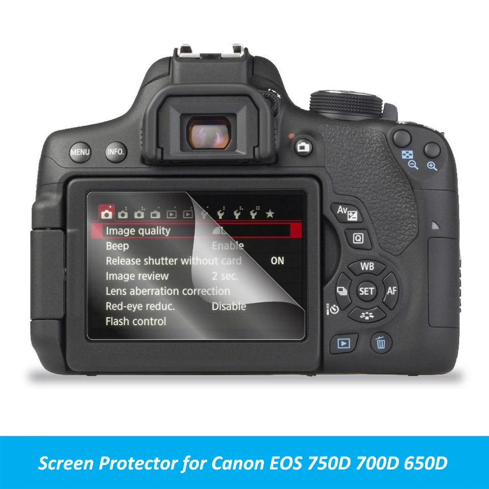 2 шт. защита от царапин ЖК экран Защитная пленка для Canon EOS 750D 700D 650D аксессуары