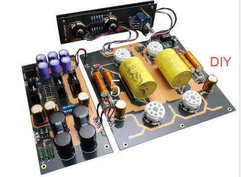 Lusya 6sn7 12AU7 Valve Tube Bile Preamp Pre-amp reference American rogue99 HiFi Balanced Bile Preamp DIY KIT T0657 - Цвет: DIY Kits