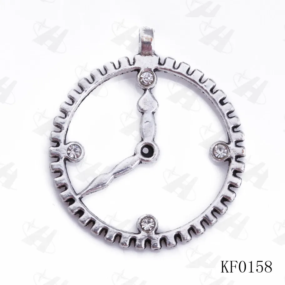 10 pcs in Wholesale DIY Jewelry Vintage Clock Charms Origami Owl Necklace Charm Pendants for Making | Украшения и аксессуары