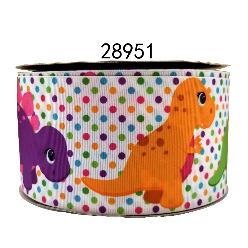 28951 50 двор мультфильм печатных grosgrain ленты 28951 - Цвет: 28951