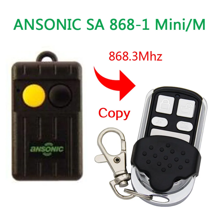 

ANSONIC SA 868-1 пульт дистанционного управления 868 МГц сменный дубликатор