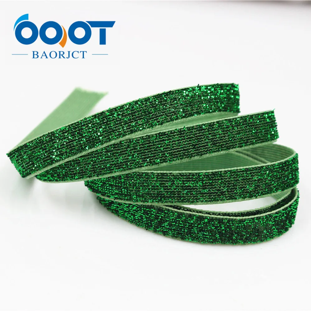 OOOT BAORJCT 1751711 10 мм плотная лента с зеленым луком аксессуары для головных уборов