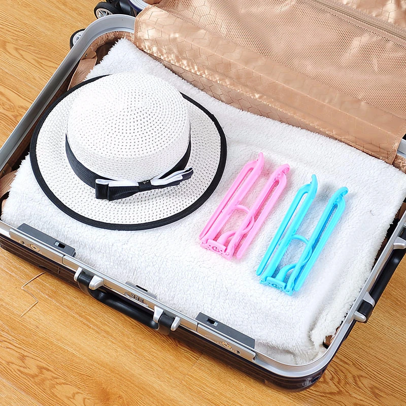 Kacuyelin ABS Foldable Hangers For Clothes Space Saving Hanger Organizer Travel Home Use Closet Scarf Belt | Дом и сад