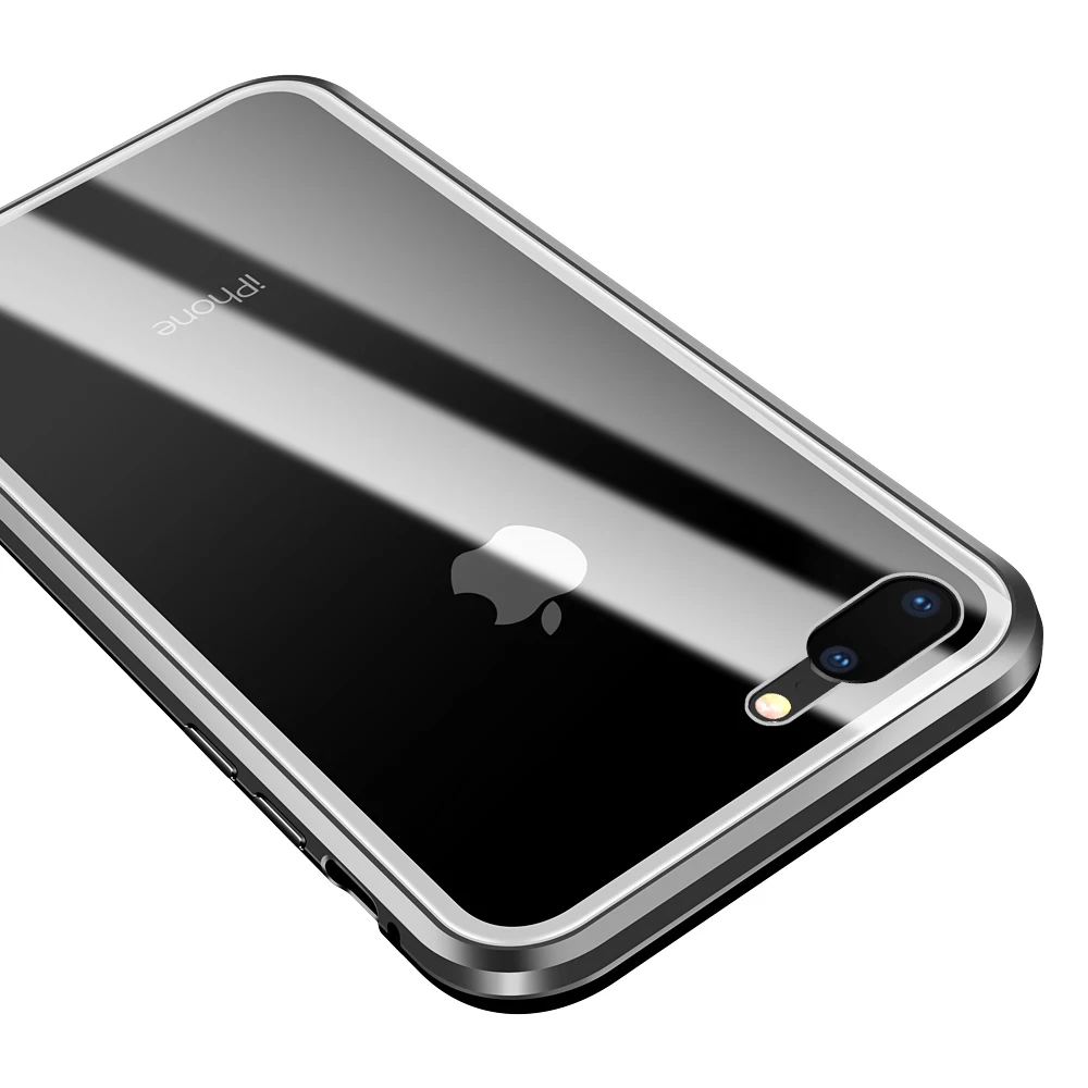 360 градусов Полный Магнитный чехол для iPhone X XS Max XR 8 7 6 Plus Крышка передняя задняя стекло чехол для iPhone 8X6 S плюс Магнит Чехол
