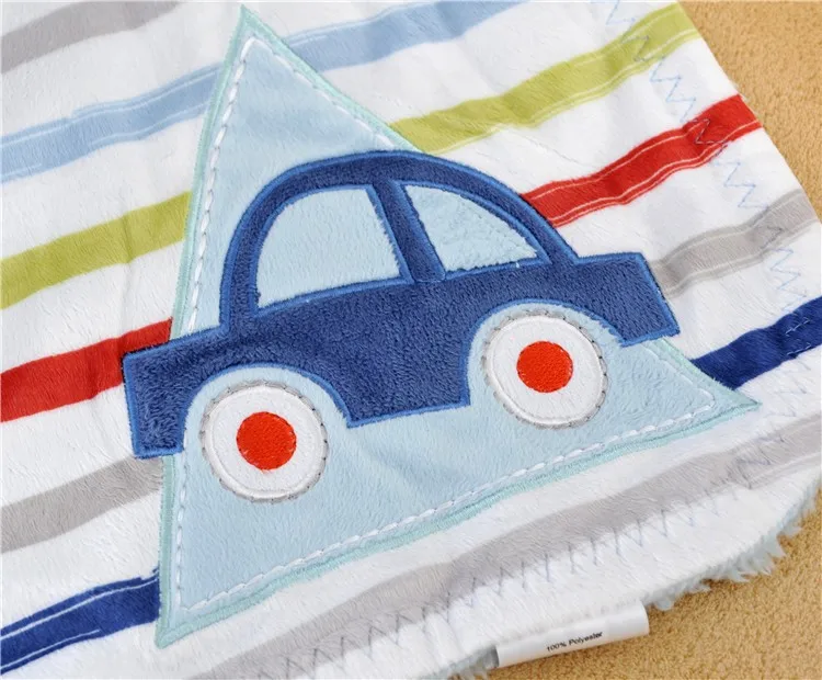 Мода carters Европа детские кролик сова автомобиль цветочный узор одеяло мультфильм держать кондиционер колено одеяло