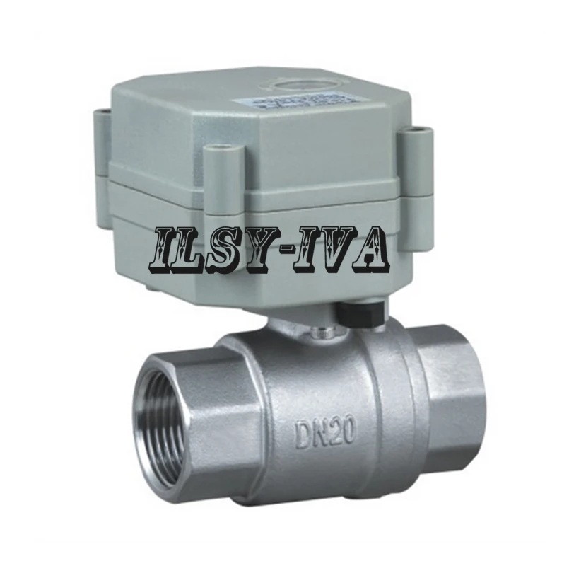 Шаровой клапан с мотором DN20 G3/4 " 2018 DC24V SS304 | Обустройство дома