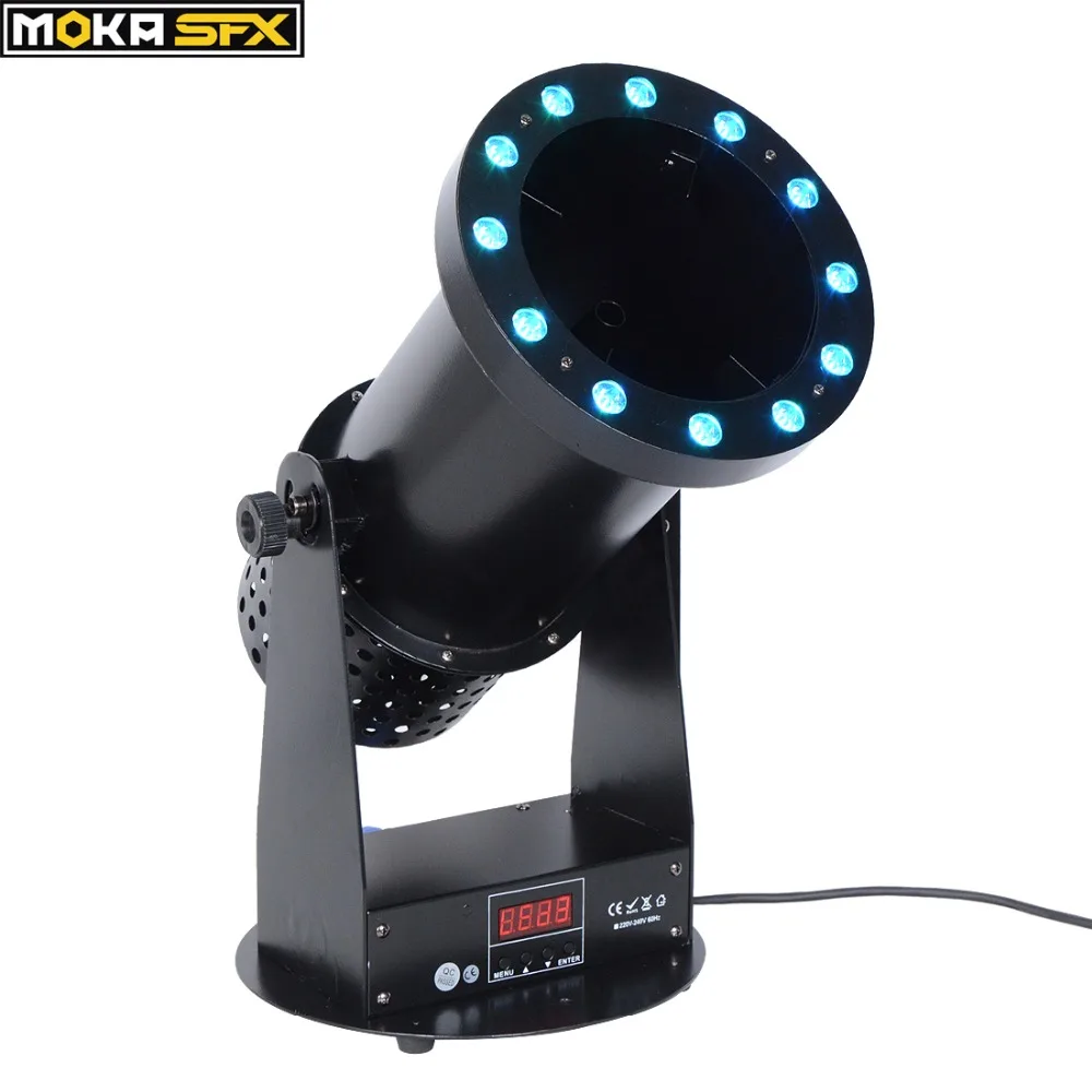 2 шт./лот led конфетти машина 1200W rgb Освещение Эффект сценическая пушка машина|confetti